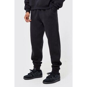 NWT Boohooman BASIC REGULAR FIT JOGGER in Black -‎ Size Medium